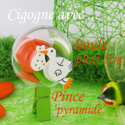 Cigognes autocollantes - 10 pièces