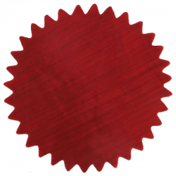 Tulles dentelés Cristal BORDEAUX - 50 pièces
