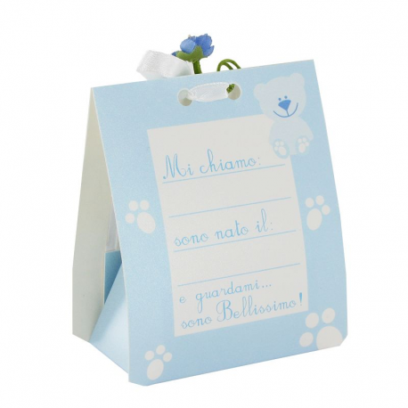 Boîte BB à personnaliser BLEU - pièce