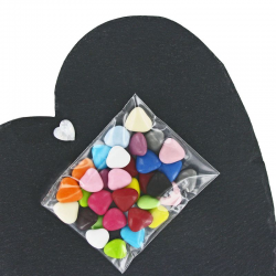 MINI-COEURS en chocolat - Echantillon 30g