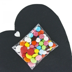 MINI-CONFETTIS & CONFETTIS couleur au chocolat - Echantillon 35g