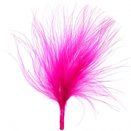 Plumes Duvet 7cm FUCHSIA - 20 pièces