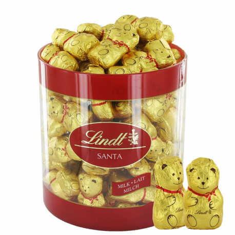 Oursons en chocolat au Lait Lindt 10g - tubo de 70