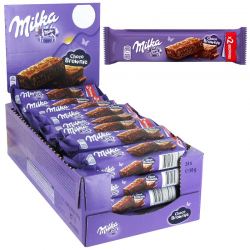 Barres Brownie Milka 50g - le lot de 24