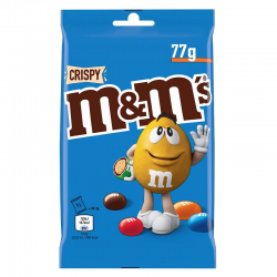 M&M's crispy bleu 77g - 16 sachets