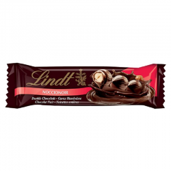 Noccio Barres de chocolat noir noisette Lindt 35g - boîte de 18