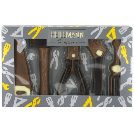 Coffret Bricoleur - sujets en chocolat au lait - 100g