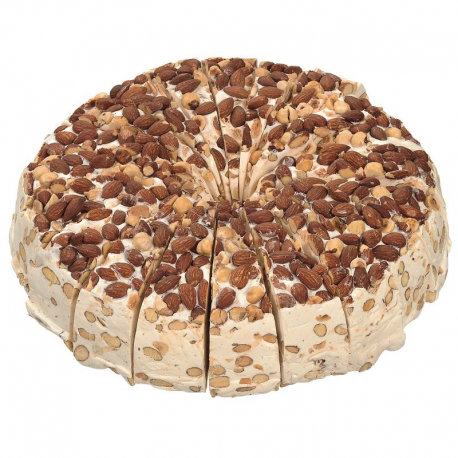 Gâteau de nougats tendres amandes et noisettes 20 parts 150g - 3kg