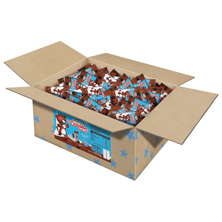 Oursons en guimauve chocolat au lait s/cello - carton de +-240