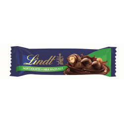 Noccio Barres de chocolat lait noisette Lindt 35g - boîte de 18