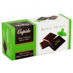 Plaquettes de chocolat Noir à la crème de menthe - 200g