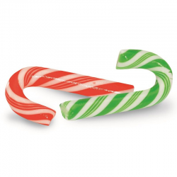 Mini Candy Canes XMas - tubo de 100