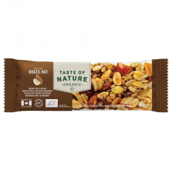 Barres BIO Taste of Nature noix du Brésil 40g - la boîte de 16
