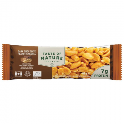 Barres BIO Taste of Nature chocolat cacahuètes 40g - la boîte de 16
