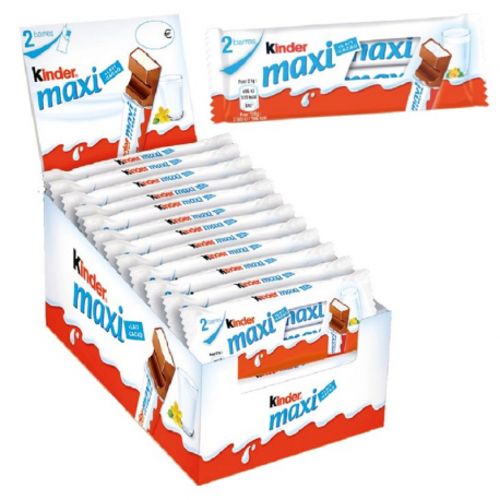 Kinder Maxi tablettes 42g - boîte de 24