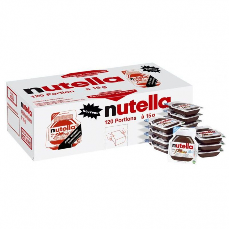 Nutella barquettes 15g - boîte de 120