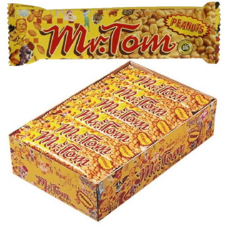 Mr. Tom - barres aux cacahuètes - boîte de 36