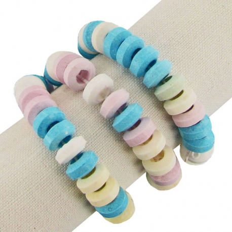 Colliers de bonbons emballés Candydou 20g - 100 pièces