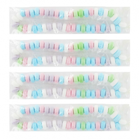 Colliers de bonbons emballés Candydou 20g - 100 pièces