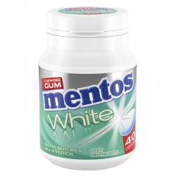 Mentos bottle white Menthe verte SANS SUCRES - le lot de 6