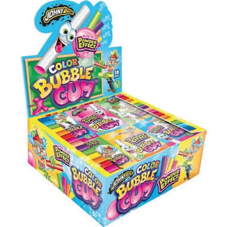 Color pencil gum + effet poudre Johny Bee - boîte de 18