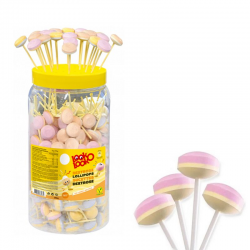 Sucettes poudre Lollies au goût rafraîchissant - tubo de 260