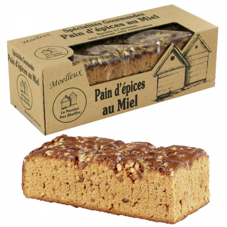 Pain d'épices artisanal au miel pré tranché - 500g