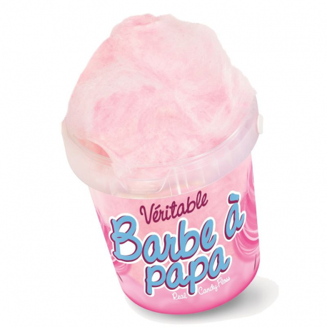 Véritable barbe à papa artisanale 50g - 18 pots