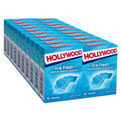Hollywood dragées ice fresh SANS SUCRES - 20 étuis