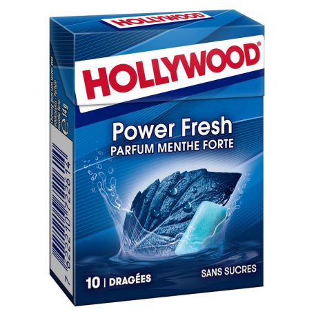Hollywood dragées powerfresh SANS SUCRES - 20 étuis