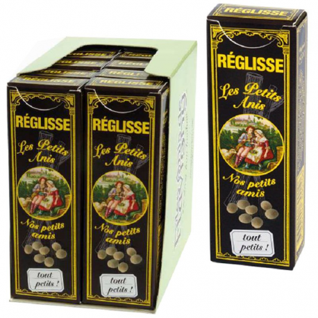 Flavigny Les Petits Anis Réglisse 18g - 10 étuis