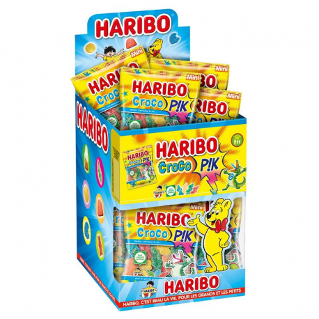 Croco Pik HARIBO 40g - 30 mini sachets