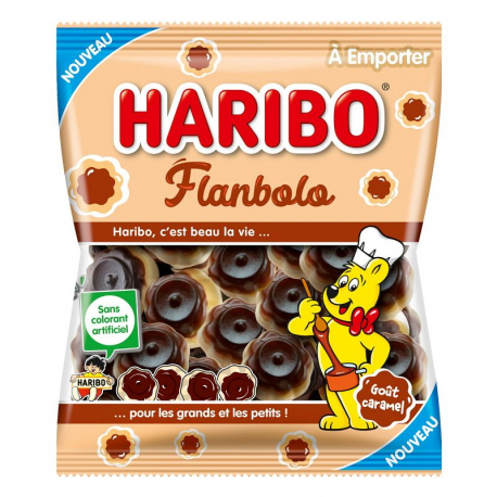 Flans caramel Flanbolo HARIBO 100g - 30 sachets