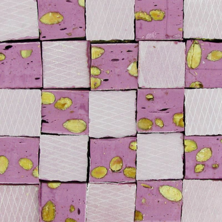 Nougats aux amandes cubes tendres Cassis - 3kg