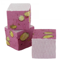Nougats aux amandes cubes tendres Violette - 3kg