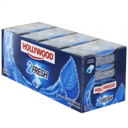 Hollywood dragées 2fresh menthe fraîche et forte SANS SUCRES - 16 étuis