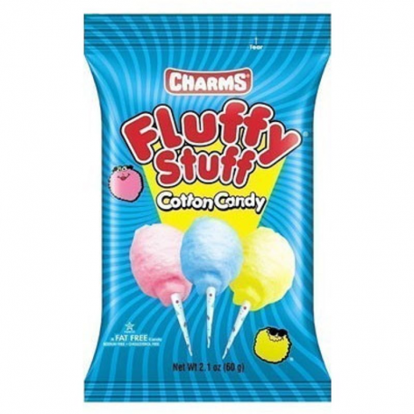 Fluffy Stuff Charm's barbe à papa 71g - 24 sachets
