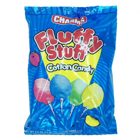 Fluffy Stuff Charm's barbe à papa 71g - 24 sachets