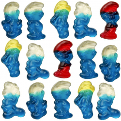 Schtroumpfs gélifiés HARIBO - tubo de 210