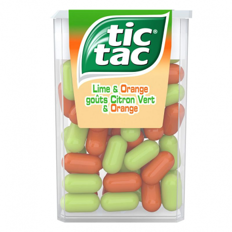 Tic Tac orange/citron 18g - 24 boîtes