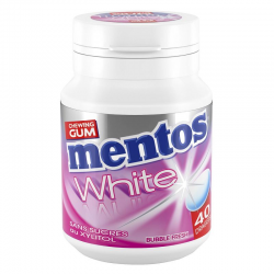 Mentos bottle White Bubble Fresh SANS SUCRES - le lot de 6