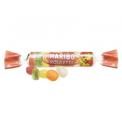Roulettes aux fruits HARIBO - tubo de 45