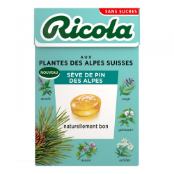 Ricola Sève de Pin SANS SUCRES 50g - 20 étuis