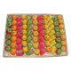 Pâtes d'amandes - plateau de 1,9kg (68 pièces forme fruits)