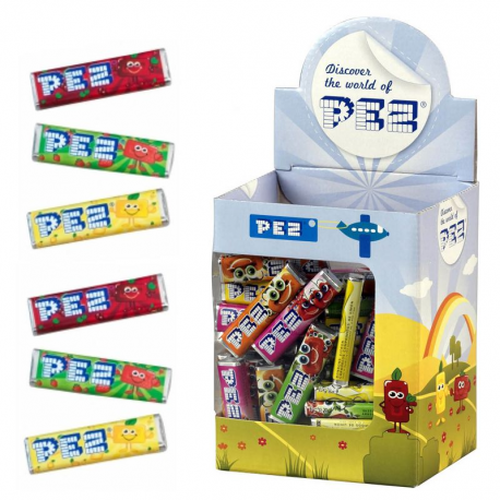 Pez mini recharges fruits - la boite de 100