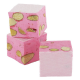 Nougats aux amandes cubes tendres Fraise - 3kg