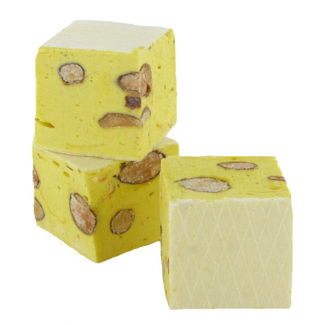 Nougats aux amandes cubes tendres Citron - 3kg