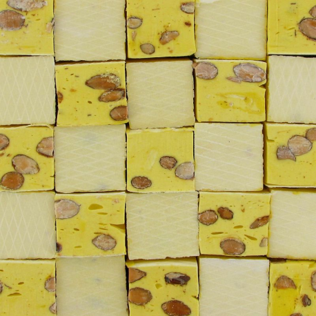Nougats aux amandes cubes tendres Citron - 3kg