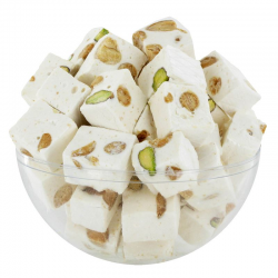 Nougats cassés durs aux amandes et pistaches - 3kg