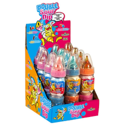 Double Sour Dip sucettes biberons - boîte de 12